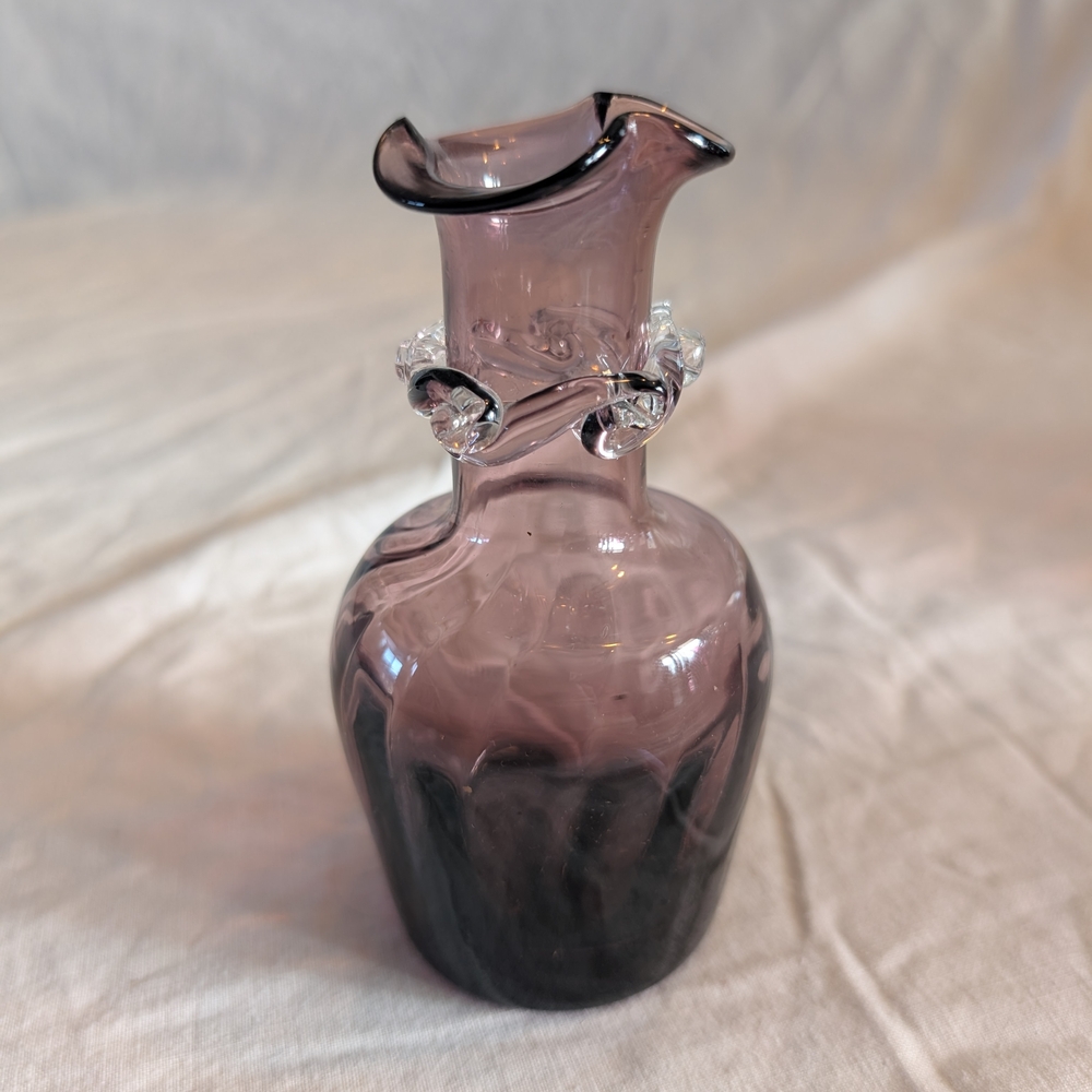 2/30$ Small Pilgrim Cranberry Glass Vase